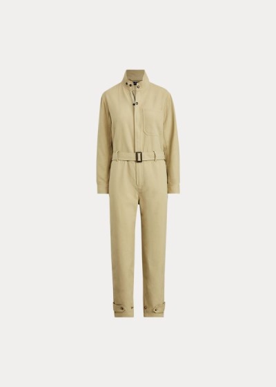 Polo Ralph Lauren Twill Jumpsuit Dame Danmark (WZXLP2684)